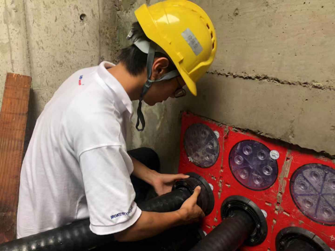 Cable seal in Suzhou Metro Line3 110kv main substation projec Cable seal in Suzhou Metro Line3 110kv main substation projec